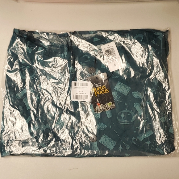 ❤️NWT VINTAGE TORRID DISNEY HOCUS POCUS SKIRT - MINI CHALLIS SANDERSON SISTERS - Picture 13 of 14